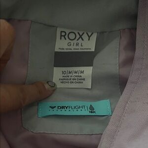 Roxy Girl Lavender Jacket with DryFlight